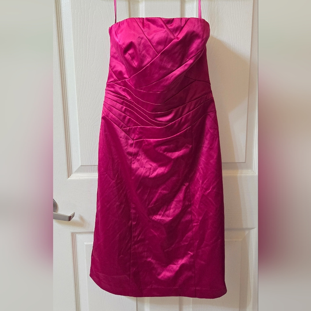 Limited brand strapless dress, size 8, pink!